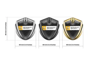 Renault Silicone Emblem Badge High-End Design Drift Look